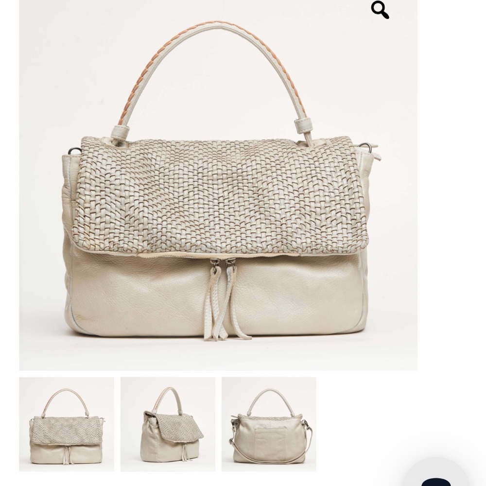 Reptile’s House basket weave hobo shoulder bag